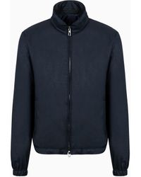 Giorgio Armani - Blouson Icon Aus Kaschmir-Gemisch-Gabardine - Lyst