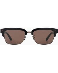 Giorgio Armani - Rectangular Sunglasses - Lyst