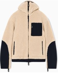 Giorgio Armani - Neve Cashmere And Silk Hooded Pea Coat - Lyst