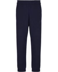 Giorgio Armani - Sudadera De Cuello Redondo En Algodón Y Cachemira - Lyst