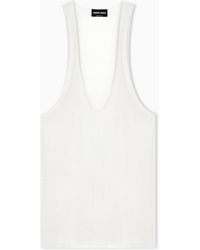 Giorgio Armani - Viscose Lurex Top - Lyst