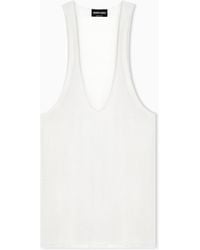 Giorgio Armani - Viscose Lurex Top - Lyst