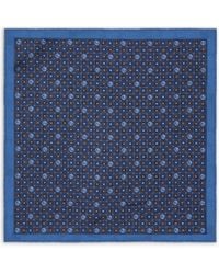 Giorgio Armani - Printed Silk Pocket Square - Lyst