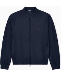 Giorgio Armani - Technical Waffle Blouson - Lyst