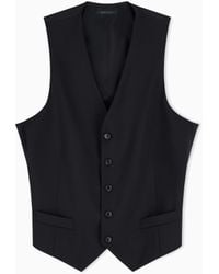 Giorgio Armani - Single-Breasted Waistcoat - Lyst