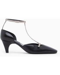 Giorgio Armani - Decollete Shoe Leather Upper And Leather Lining And Sole - Lyst