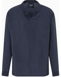 Giorgio Armani - Jacquard Polo - Lyst