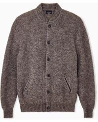 Giorgio Armani - Cardigan Regular Fit Mohair Wool - Lyst