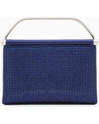 Giorgio Armani - Small Satin And Rhinestone Handbag - Lyst