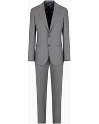 Giorgio Armani - Einreihiger Anzug Der Soho-Linie Aus Schurwolle Und Kaschmir - Lyst
