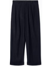 Giorgio Armani - For Alanui Pure Virgin Wool Double-Pleat Trousers - Lyst