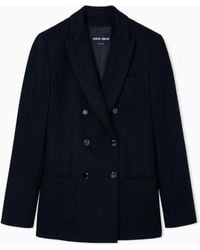 Giorgio Armani - Double-Breasted Jacket - Lyst