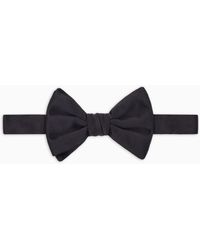 Giorgio Armani - Pure Silk Knotted Bow Tie - Lyst