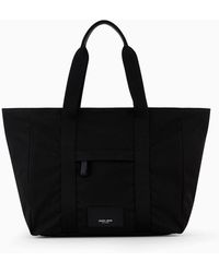 Giorgio Armani - Armani Sustainability Values Small Nylon Shopper Bag - Lyst