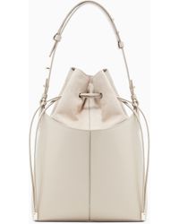 Giorgio Armani - Smooth Calfskin Bucket Bag - Lyst