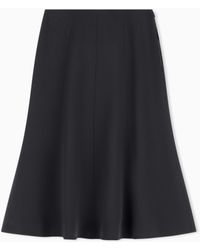Giorgio Armani - Silk Midi Skirt - Lyst