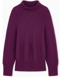 Giorgio Armani - Oversized Turtleneck Sweater - Lyst
