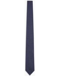 Giorgio Armani - Pure Silk Tie With Micro Polka-Dot Jacquard - Lyst