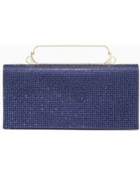 Giorgio Armani - Satin And Rhinestone Clutch Bag - Lyst