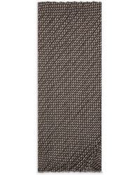 Giorgio Armani - Écharpe En Laine Vierge Jacquard Plissée - Lyst
