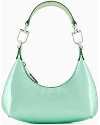 Giorgio Armani - Bolso Hobo La Prima Tamaño Mini De Piel Laminada - Lyst