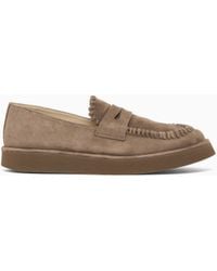 Giorgio Armani - Suede Loafers - Lyst