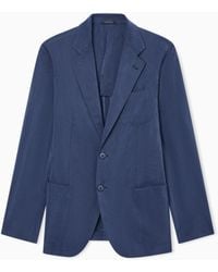 Giorgio Armani - Upton Single-Breasted Blazer - Lyst