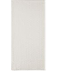 Giorgio Armani - X Kith Pure Silk Stole With Tonal Monogram - Lyst