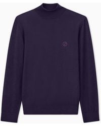 Giorgio Armani - Slim-Fit Sweater - Lyst