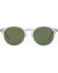 Giorgio Armani - Panto Sunglasses - Lyst