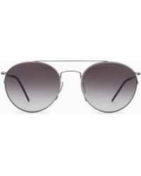 Giorgio Armani - Round Sunglasses - Lyst