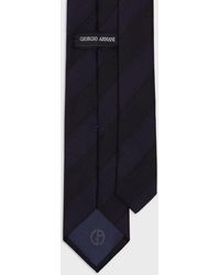 Cravates Giorgio Armani pour homme en coloris Blanc | Lyst