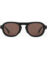 Giorgio Armani - Pillow-Shaped Sunglasses For - Lyst