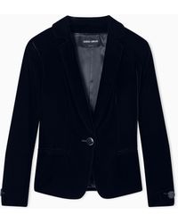 Giorgio Armani - Single-Breasted Jacket - Lyst