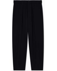 Giorgio Armani - Single-Pleat, Pure Virgin Wool Crêpe Trousers - Lyst