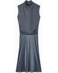 Giorgio Armani - Viscose Double-Jersey Dress - Lyst