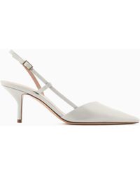 Giorgio Armani - Leather Slingbacks - Lyst