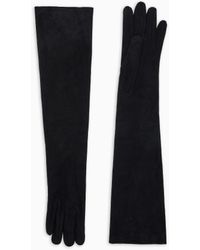 Giorgio Armani - Long Suede Gloves - Lyst