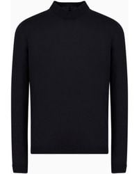 Giorgio Armani - Maglia Lupetto Icon - Lyst