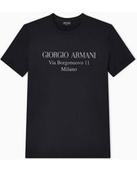Giorgio Armani - Jersey T-Shirt - Lyst