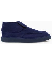 Giorgio Armani - Suede Chukka Boots - Lyst