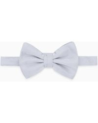 Giorgio Armani - Pure Silk Knotted Bow Tie - Lyst