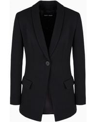Giorgio Armani - Veste À Simple Boutonnage En Laine Vierge - Lyst