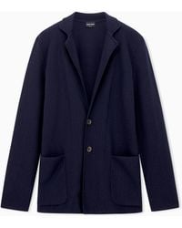 Giorgio Armani - Single-Breasted Jacket - Lyst