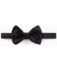 Giorgio Armani - Pure Silk Knotted Bow Tie - Lyst