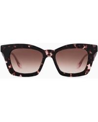 Giorgio Armani - Butterfly-Shaped Sunglasses - Lyst