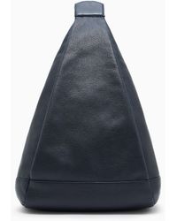 Giorgio Armani - Pebbled Leather Sack Backpack - Lyst