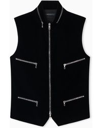 Giorgio Armani - Zip-Up Gilet - Lyst