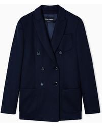 Giorgio Armani - Double-Breasted Jacket - Lyst