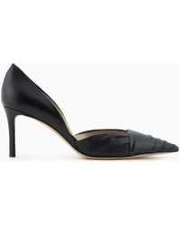 Giorgio Armani - Nappa Leather Court Shoes - Lyst